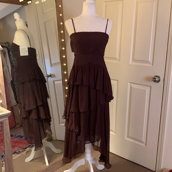 Shona Joy Olympia Pin Tuck Frill Midi Dress Free People - Picture 5 of 13